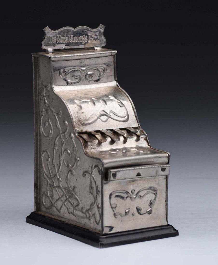 Tin Model Cash Register Bank. (1 of 2)