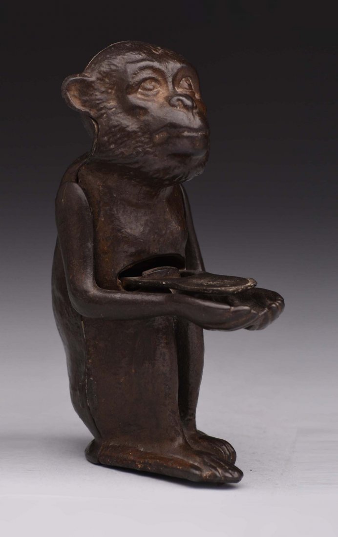 Monkey Coin In Stomach C.I. Mechanical Bank. (1 of 2)