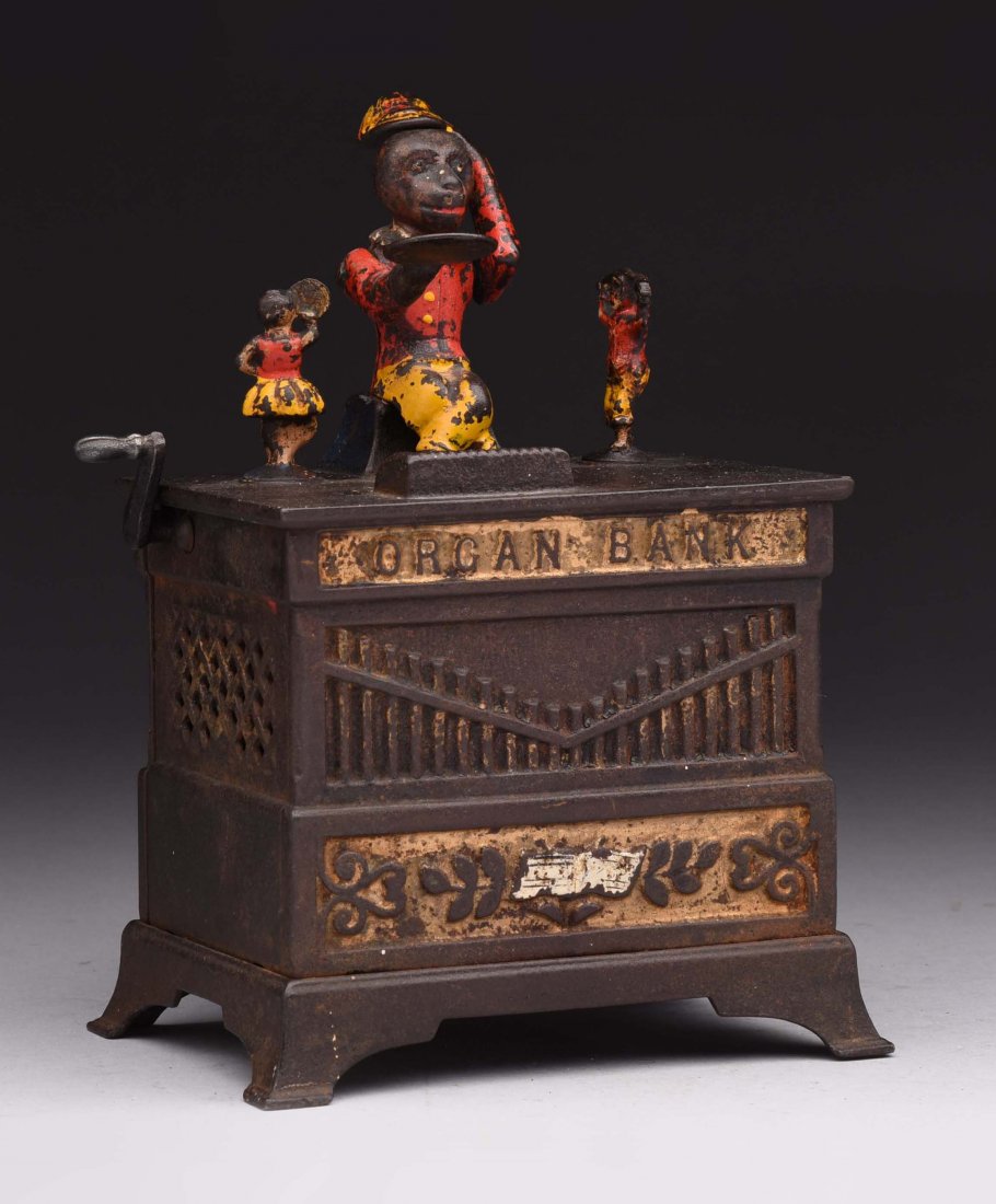 Kyser & Rex C.I. Organ Mechanical Bank. (1 of 3)