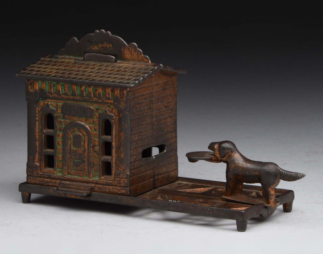 Judd "Gem" Cast Iron Mechanical Bank. (1 of 2)