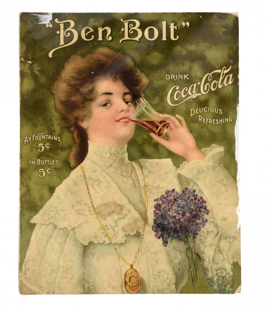 1905 Coca - Cola Ben Bolt Sheet Music. (1 of 2)