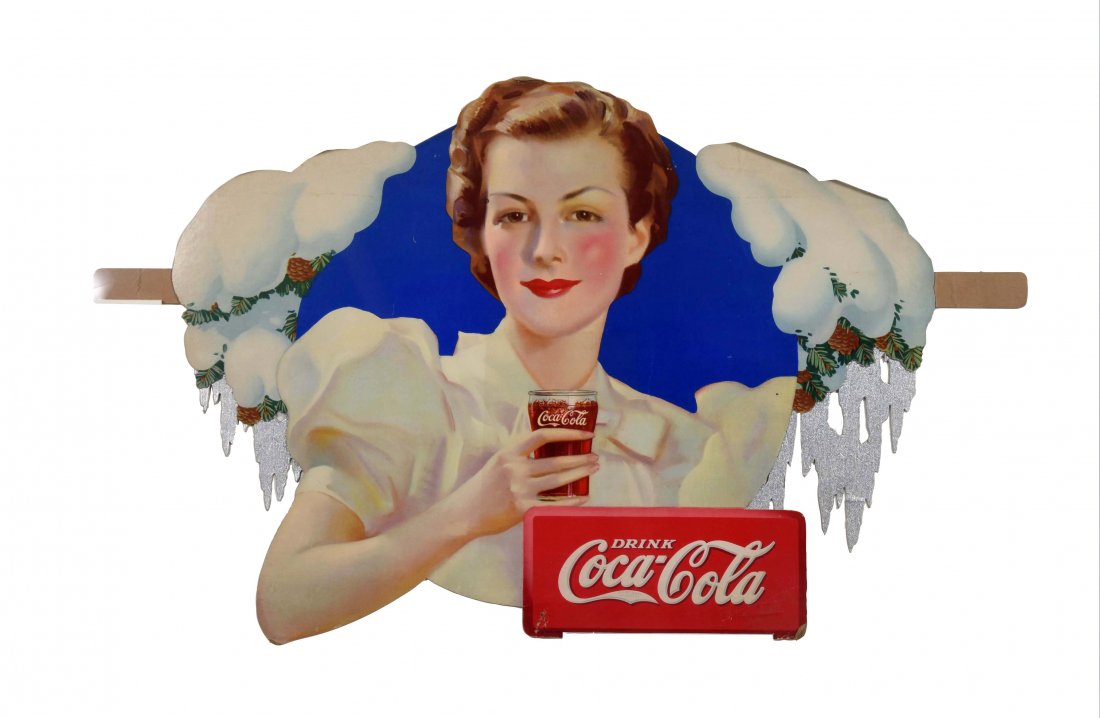 1937 Coca-Cola Advertising Festoon. (1 of 4)