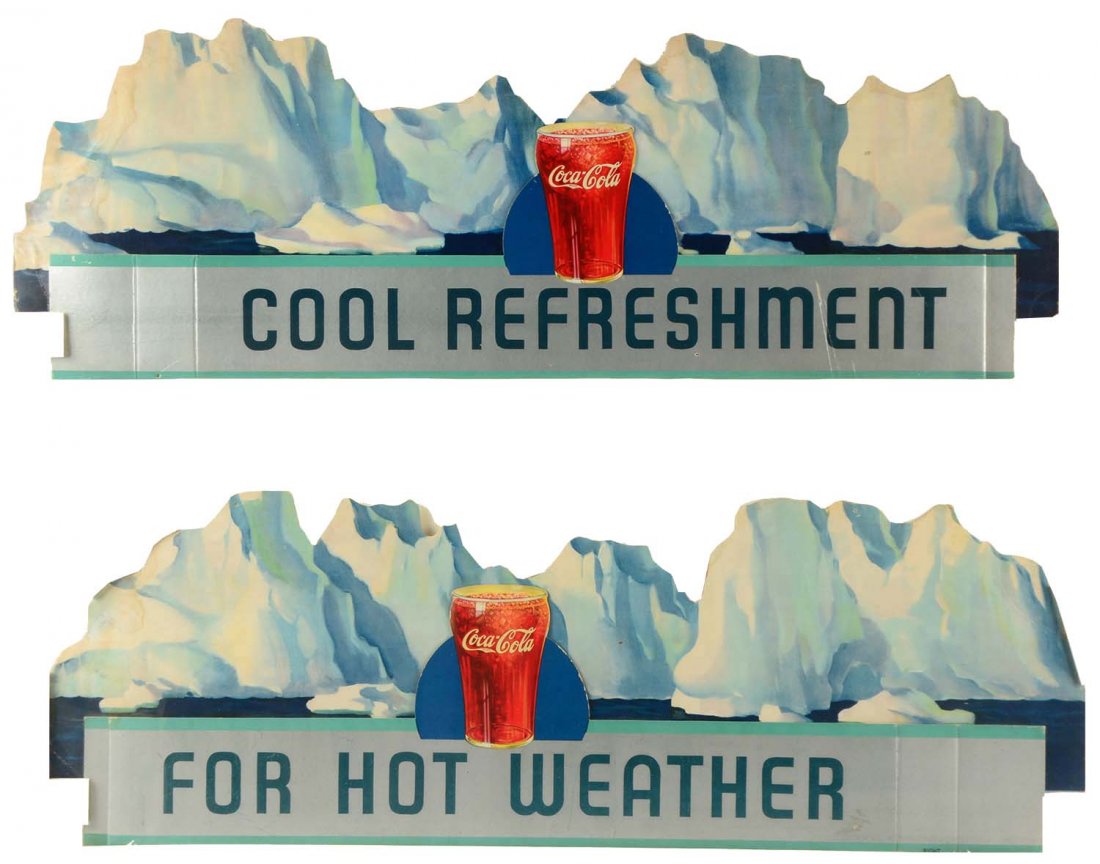 Coca-Cola "Icebergs" Advertising Festoon. (1 of 2)