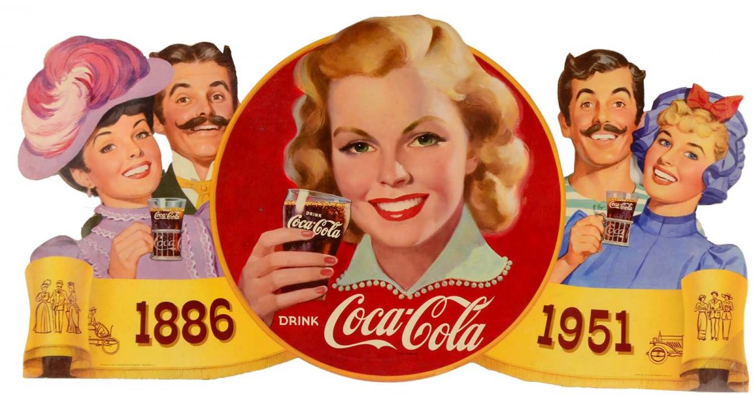 Five Piece Coca-Cola Festoon. (1 of 6)