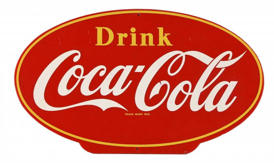 1950's Plastic Coca-Cola Sign. (1 of 1)