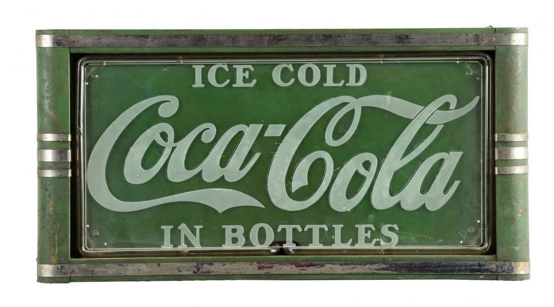 1930's Coca-Cola Neon Light Up Sign. (1 of 1)