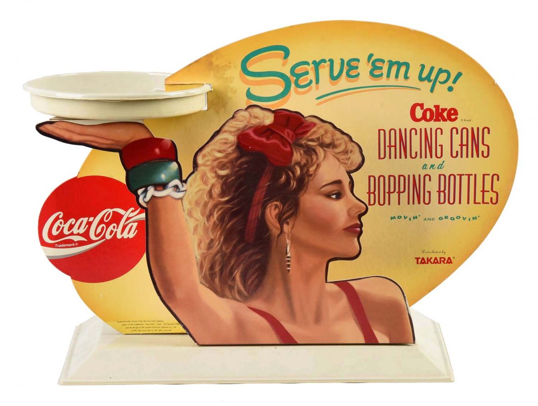 1991 Coca-Cola Countertop Display Sign. (1 of 1)