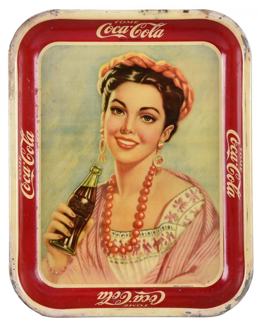 1940 Spanish Coca-Cola Serving Tray. (1 of 1)