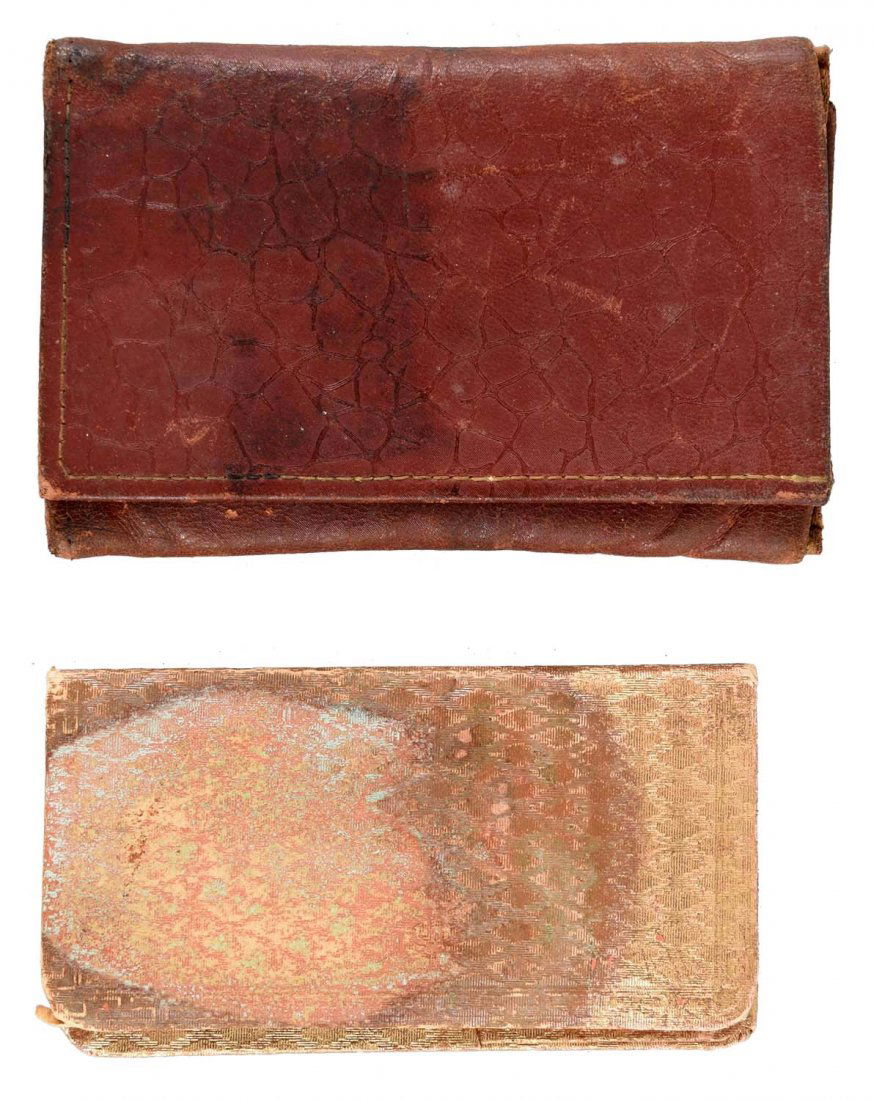 Lot Of 2: Early Coca-Cola Wallet & Pocket Mirror. (1 of 2)