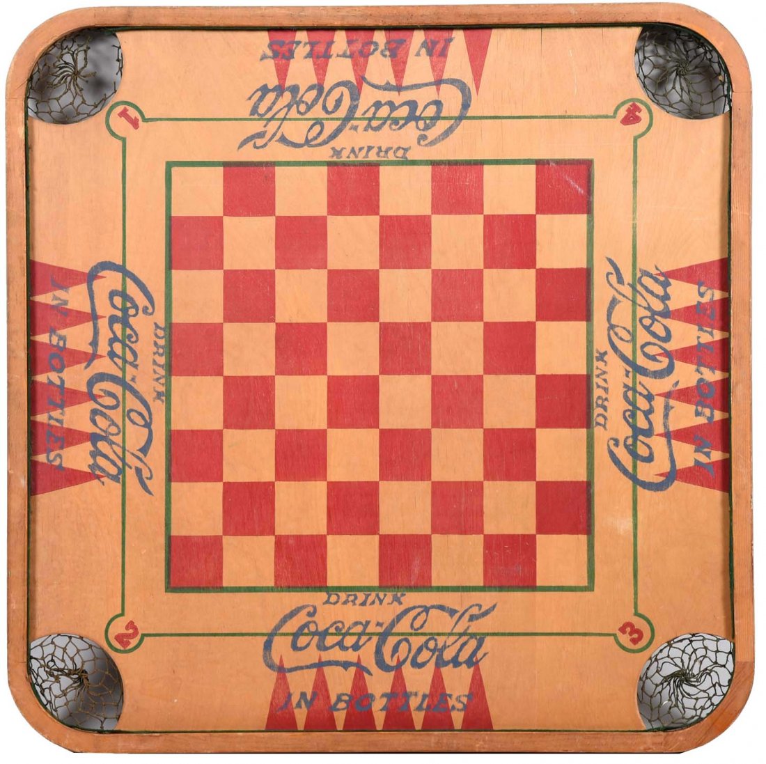 Coca - Cola Carrom Game Board. (1 of 2)