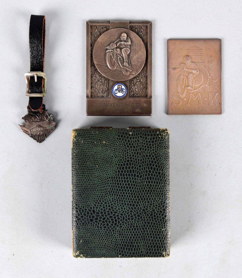 Lot of 3: Harley-Davidson & Other Motorcycle Items. (1 of 1)