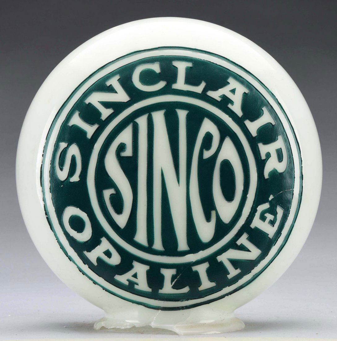 Sinclair SINCO Opaline OPE Milkglass Globe Body. (1 of 3)