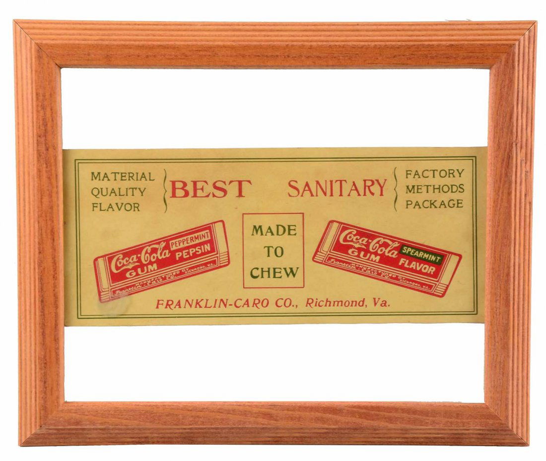 Early Coca-Cola Pepsin Gum Ink Blotter. (1 of 1)