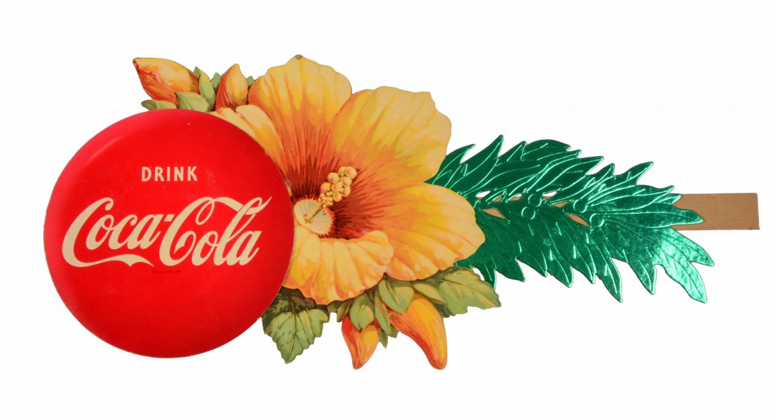 1950's Coca-Cola Hibiscus Advertising Festoon. (1 of 6)