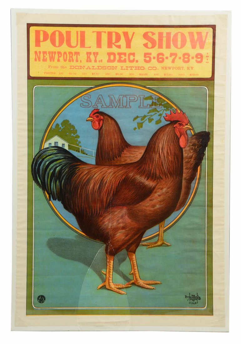 Early Poultry Show Advertising Poster. (1 of 1)
