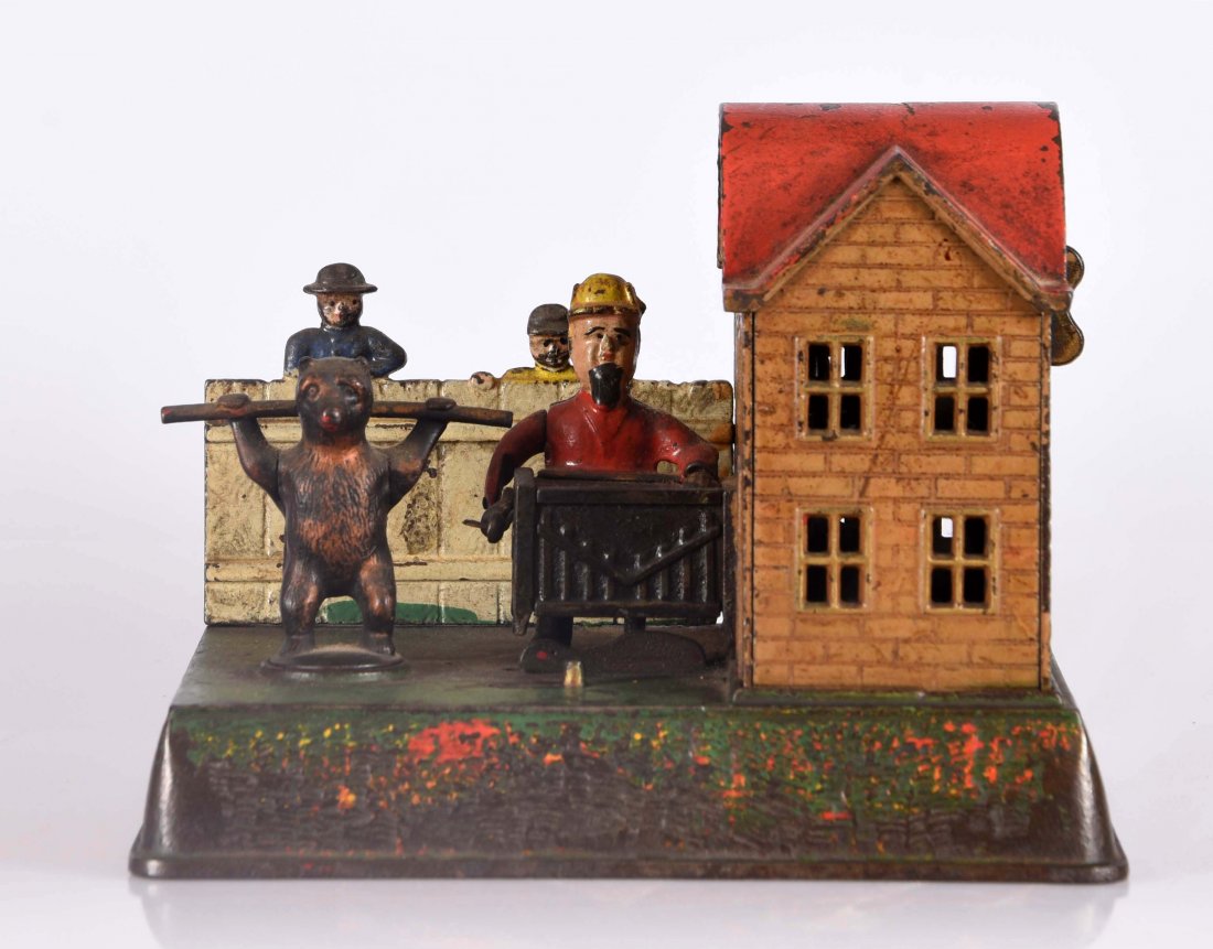 Kyser & Rex Organ Grinder & Performing Bear Cast Iron (1 of 3)