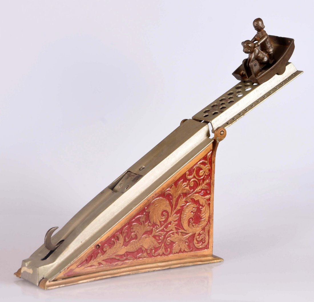 J. & E. Stevens Shoot the Chute Cast Iron Mechanical (1 of 2)