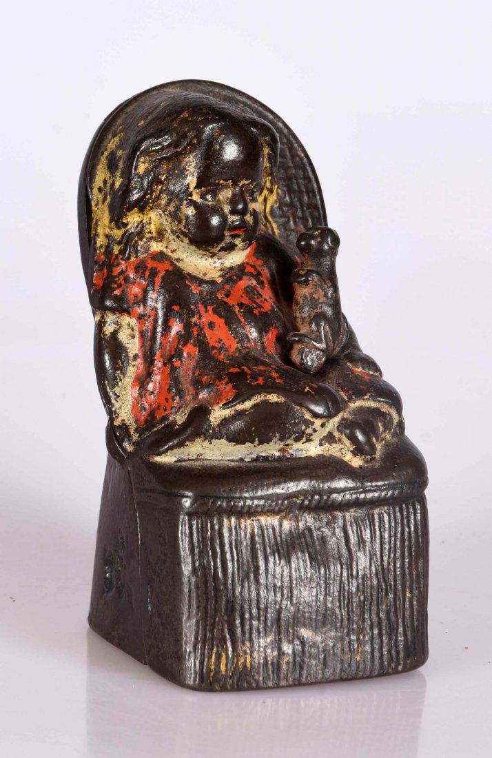 W.S. Reed Red Riding Hood C.I. Mechanical Bank. (1 of 2)