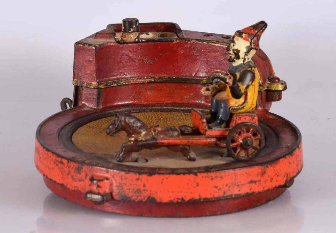 Shepard hardware Circus Cast Iron Mech. Bank. (1 of 3)