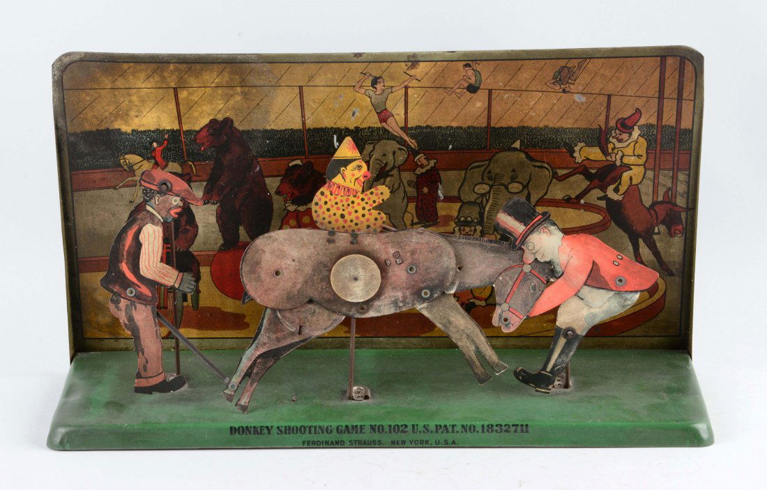 Very Unusual Strauss Donkey Shooting Game. (1 of 1)