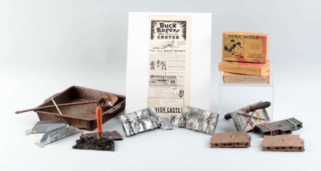 Lot of Buck Rogers & Other Casting Molds. (1 of 1)