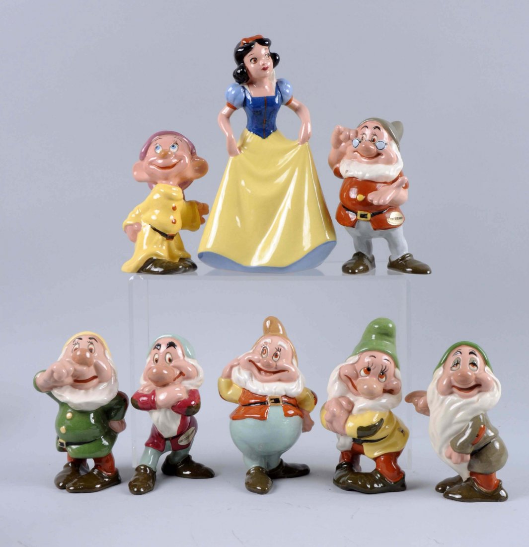 Group Of Snow White & The Seven Dwarfs. (1 of 1)