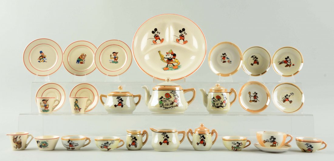 Occupied Japan Mickey And Minnie Mouse Toy Tea Set Occupied Japan Mickey And Minnie Mouse Toy Tea Set