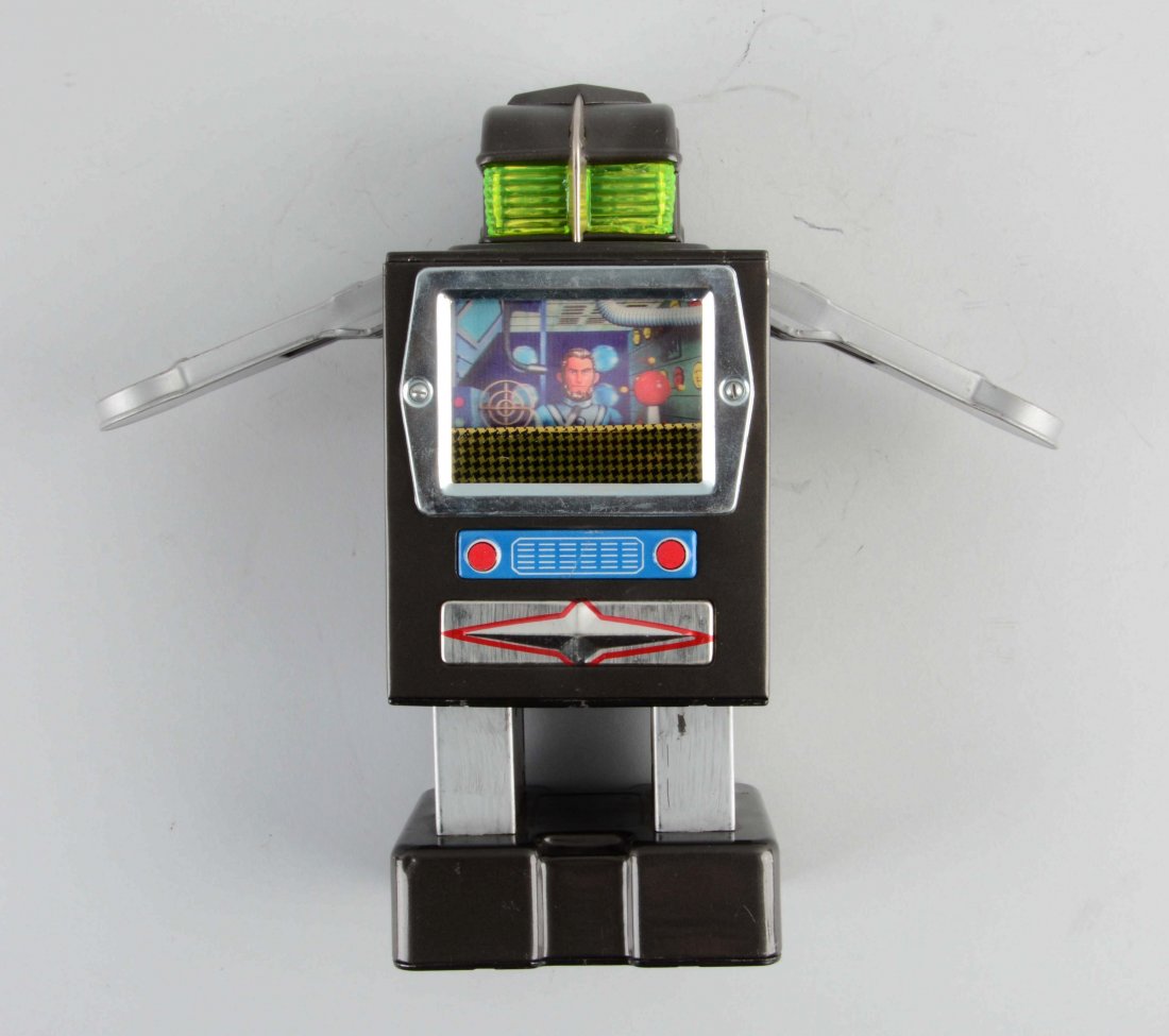 Japanese Tin Litho Space Explorer Robot. (1 of 3)