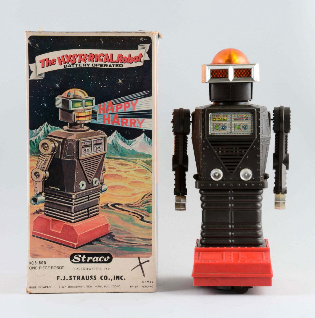 Japanese Plastic Battery-Operated Hysterical Robot. (1 of 2)