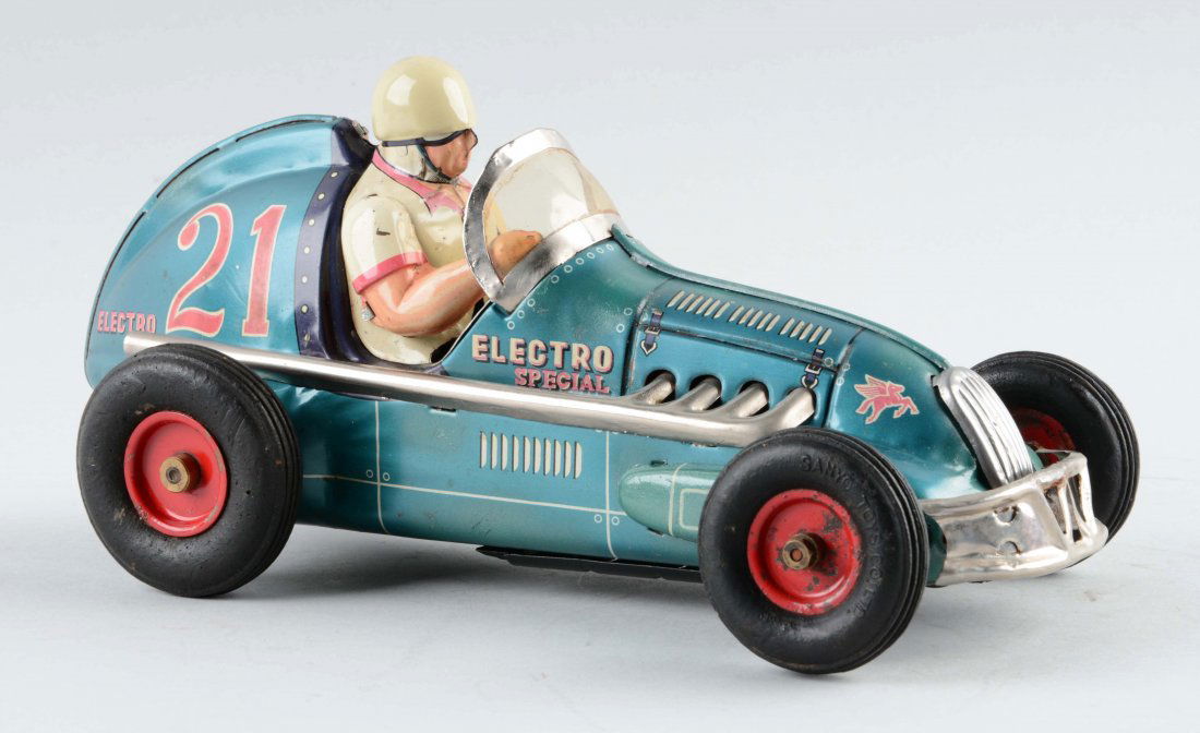 Scarce Japanese Tin Litho Battery Operated Electro (1 of 2)