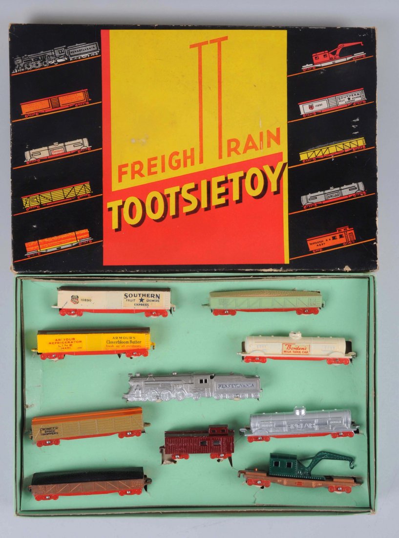 Tootsietoy Freight Train Set. (1 of 1)