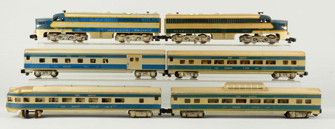 Lot of 6: Missouri Pacific Passenger Set. (1 of 2)