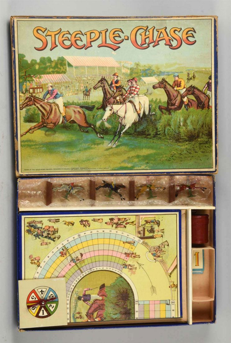 English Steeple-Chase Racing In Box. (1 of 1)