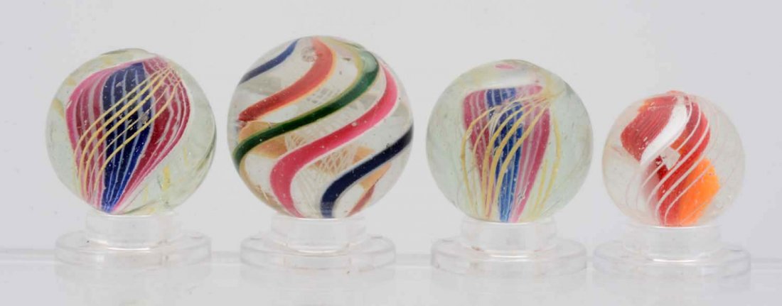 Lot of 4: Handmade Marbles. (1 of 1)