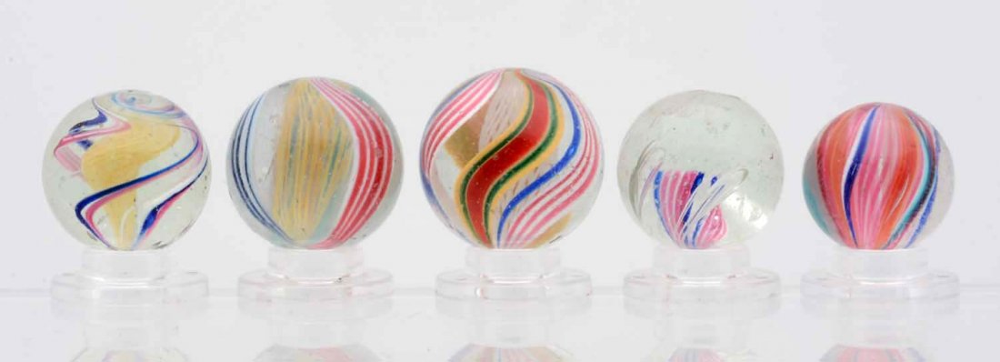 Lot of 5: Handmade Marbles. (1 of 1)