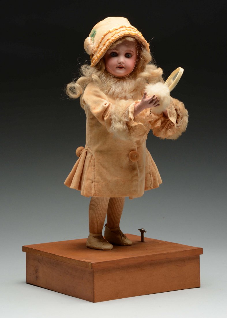 French Child With Powder Puff & Mirror Automation. (1 of 2)