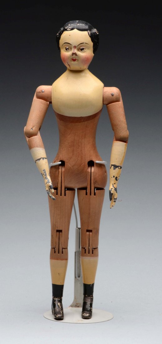 American Jointed Wooden Doll. (1 of 2)