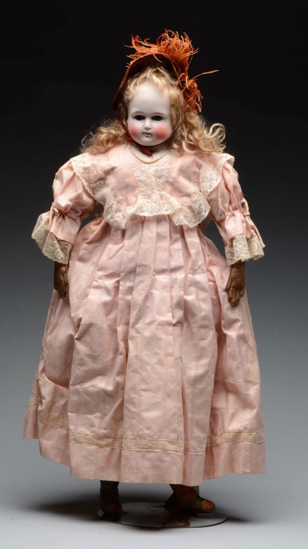 Large Bisque Shoulder - Head Doll. (1 of 2)