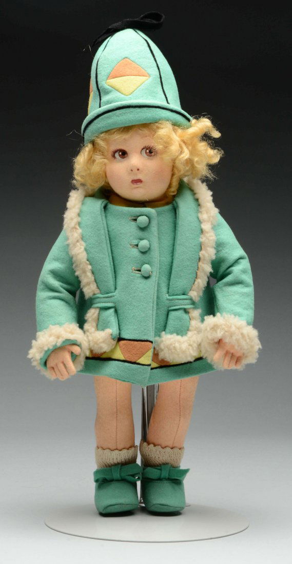 Italian Lenci Art Doll. (1 of 2)