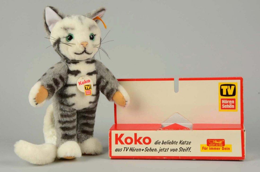 Seldom Seen Steiff Koko the Cat Mascot. (1 of 10)