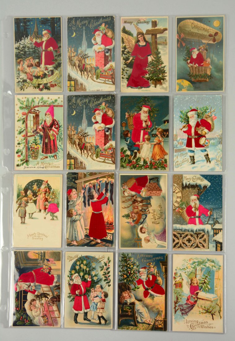 Lot of 16: Vintage Christmas Postcards. (1 of 1)