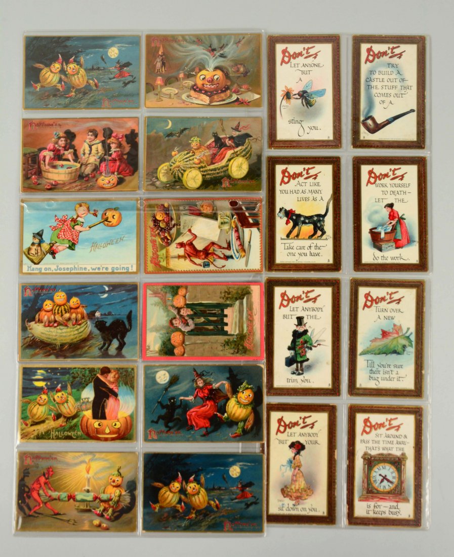 Lot of 20: Vintage Halloween Postcards. (1 of 1)