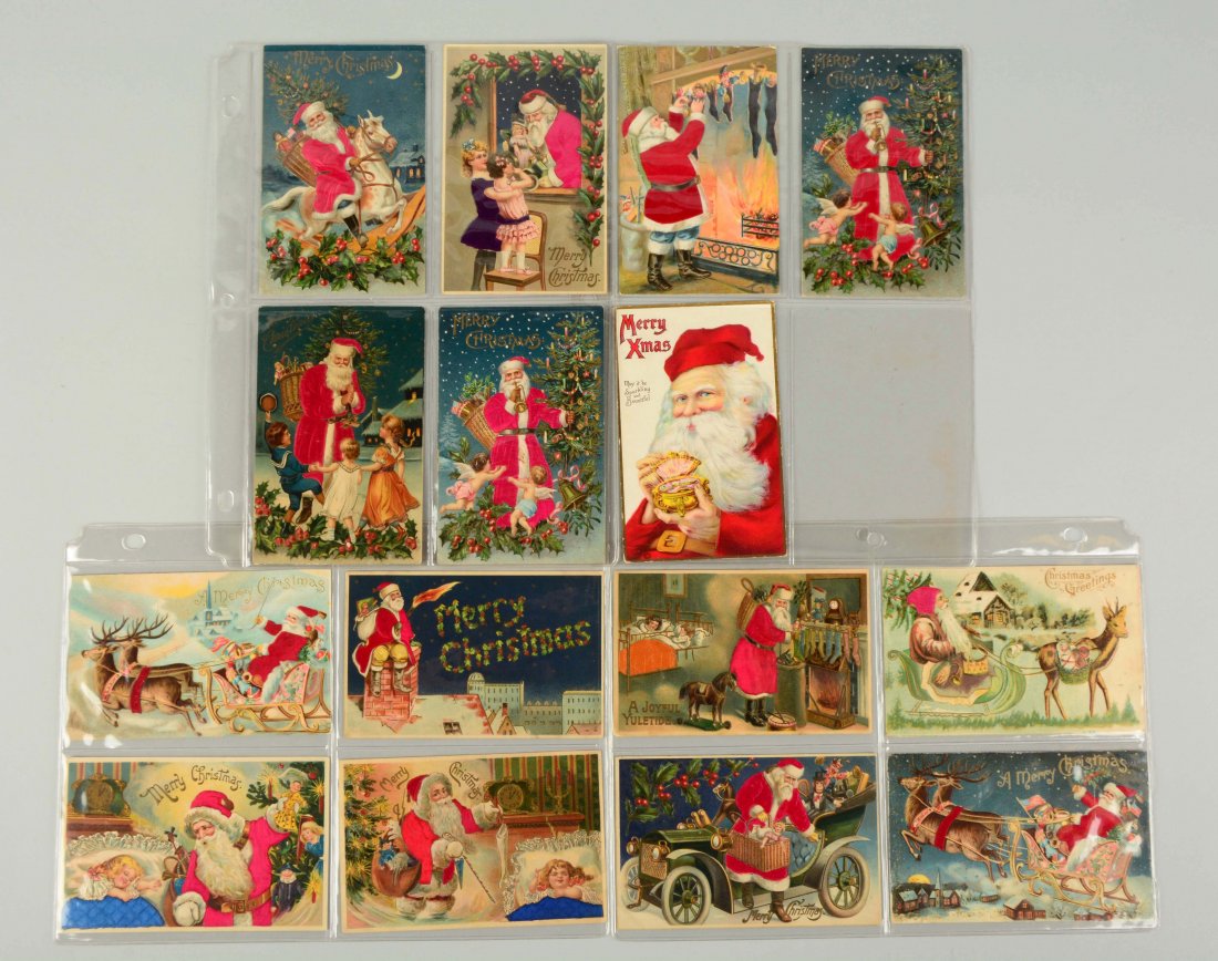 Lot of 15: Vintage Christmas Postcards. (1 of 1)