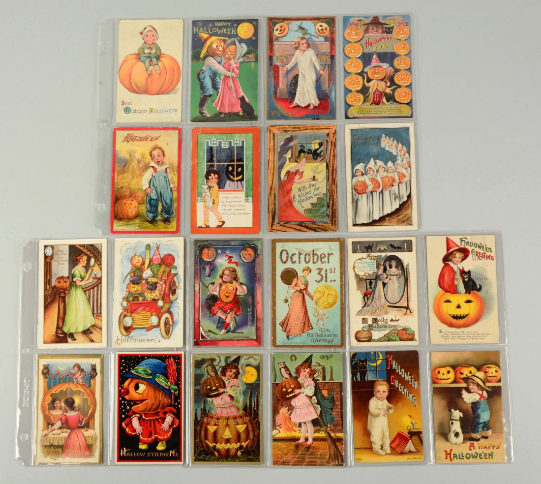 Lot of 20: Vintage Halloween Postcards. (1 of 1)