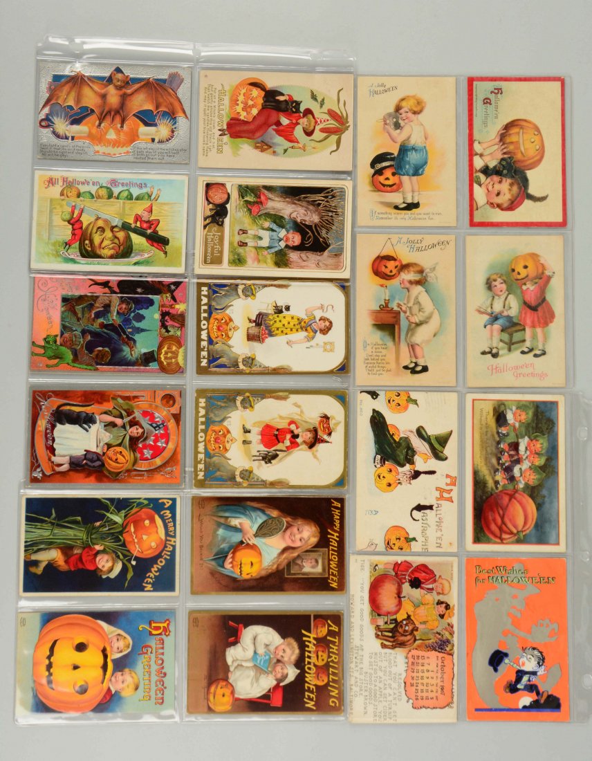 Lot of 20: Vintage Halloween Postcards. (1 of 1)