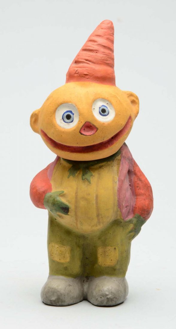 Vintage Halloween German Veggie Man with Carrot Hat. (1 of 2)