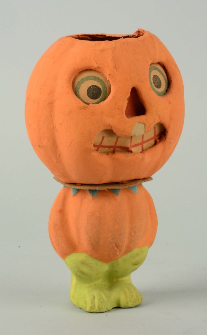 Rare Vintage Halloween Pumpkin Head Jack-o-lantern. (1 of 2)
