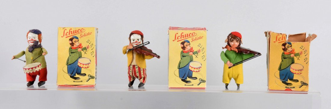 Lot Of 3: Schuco Wind-Up Figures. (1 of 1)