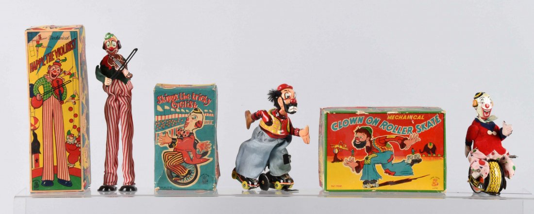 Lot Of 3: Japanese Wind-Up Toys. (1 of 1)