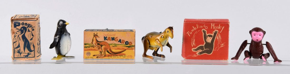 Lot Of 3: Early Japanese Wind-Up Toys. (1 of 1)